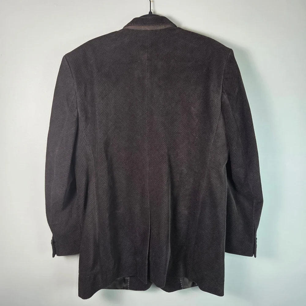 Banana Republic Blazer Mens 42R Brown Excellent Corduroy 3-Button Sport Coat